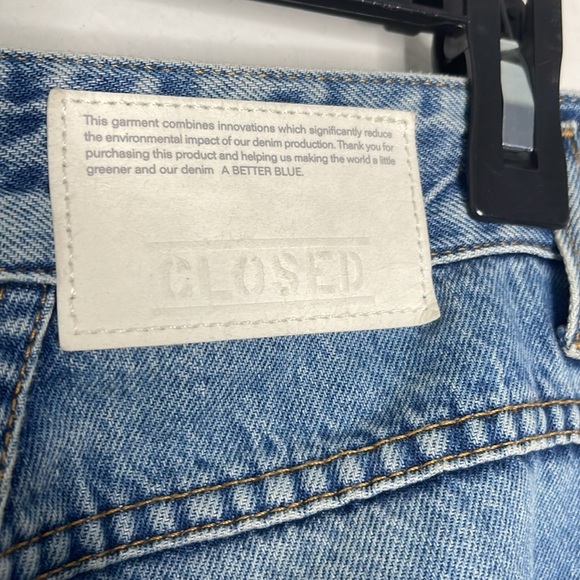 Closed X-Lent Boyfriend Tapered Leg Relaxed Fit Cropped Jeans Size 25 - Picture 7 of 9